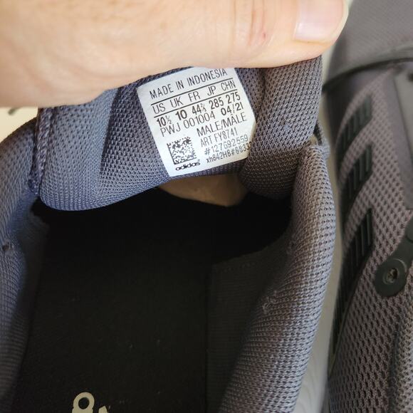 Adidas,Mens,Runfalcon 2.0,Grey/Black/Grey,10.5 main image 6